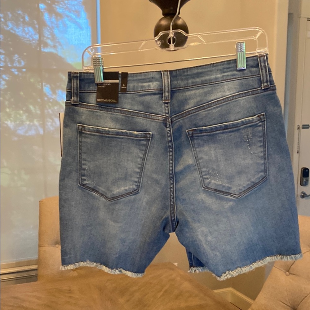 Denim Blue Women's Shorts - Picture 2 of 5